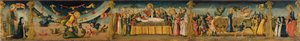 Saint Lawrence, Saint Michael and the Dragon, the Dormition of the Virgin, and the Martyrdom of Saint Catherine